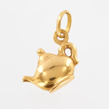 Hänge, tekanna, ca 24mm, 18K Vikt: 1,7 g