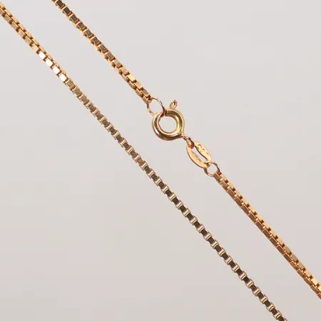 Halskedja Venezia, längd 56cm, bredd 2mm, 18K Vikt: 8,2 g
