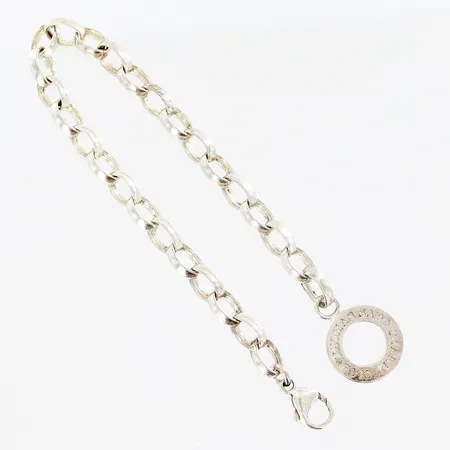 Armband Thomas Sabo, Ärtlänk, 19cm, bredd 6mm, silver 925/1000. Vikt: 15,1 g