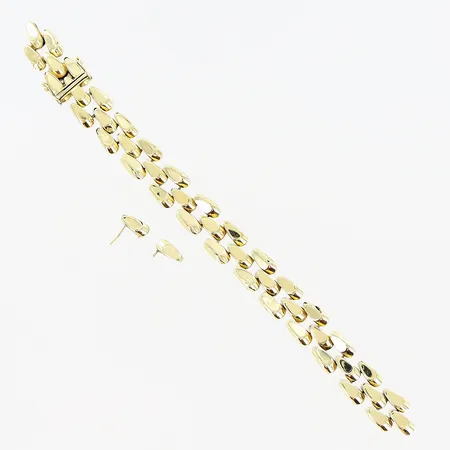 Armband, defekt, 14K.  Vikt: 25,7 g