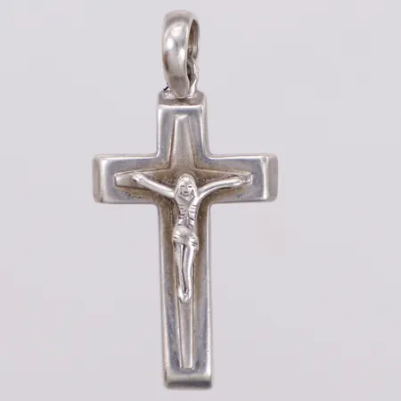 Hänge Kors, längd 41,6mm, 5,7-20,3mm, 925/1000 silver Vikt: 4,6 g