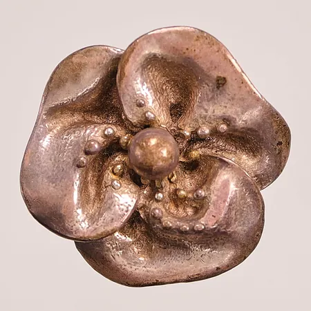 Ring Theresia Hvorslev, Ø15¾, justerbar storlek, bredd:28mm, 925/1000 Silver 15,2g.