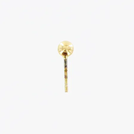 Ett enstaka örhänge Ø4mm, stopp saknas, 18K Vikt: 0,2 g