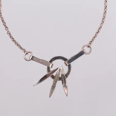 Collier, Me, myself and I, längd 46cm, Efva Attling, originalask,  925/1000 silver Vikt: 17,3 g
