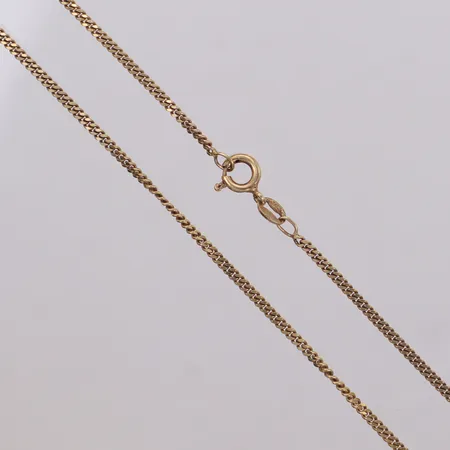 Kedja Pansar, 38cm, bredd 1,8mm, förgyllt Italiensk Silver 925/1000  Vikt: 3,5 g
