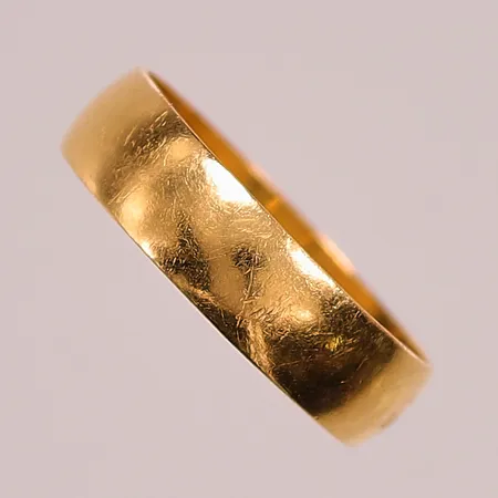 Ring, Ø18, bredd:5mm, 22K 3,4g.