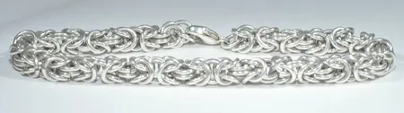  Armband  Längd 23 cm, Bred 6 mm, silver925/1000 Vikt: 35,8 g