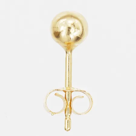 Ett udda örhänge, Ø 4mm, stift, 18K guld  Vikt: 0,2 g