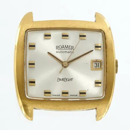 Armbandsur, Roamer, Limelight, automatisk, datum, 32x29mm, guld/stål, länk saknas, noettnr 4748230502