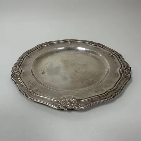 Fat, Ø21cm, danska silverstämplar, 830/1000 Silver 176,6g.