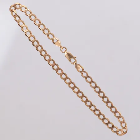 Armband Pansar, 21cm, bredd 3,9mm, 18K Vikt: 5 g