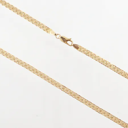Kedja X-länk halvstel, 48,5cm, bredd: 4mm, 14K Vikt: 11,2 g