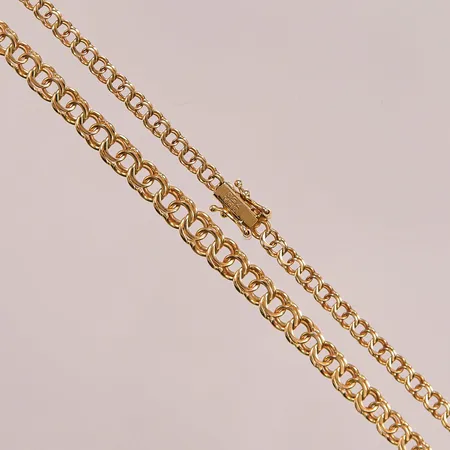 Collier Bismarck, 45cm, bredd:2-5mm, 18K 10,8g.