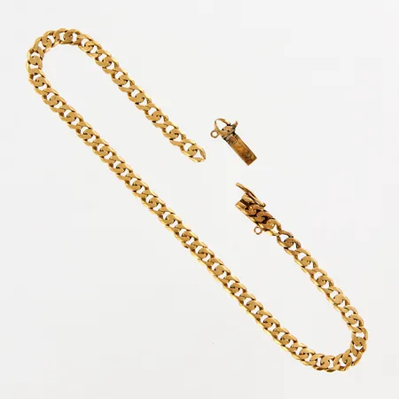 Armband pansar, defekt, 18K Vikt: 7,7 g