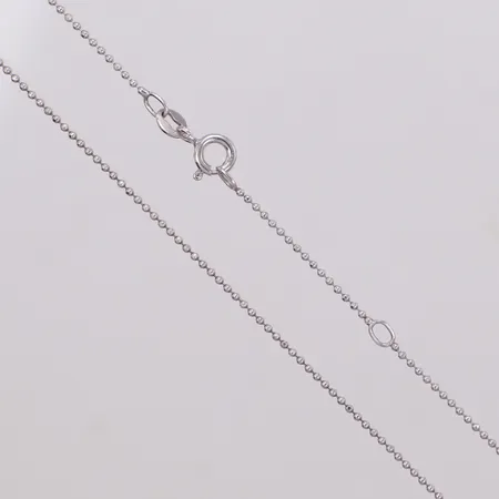 Kedja, längd 45cm, bredd 1,1mm, justerbar, 925/1000 silver Vikt: 1,9 g