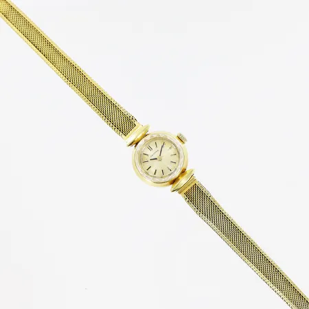 Damur Certina, 18K, manuell, Ø15mm, fungerar ej, länk 18K 16,5cm, defekter på länk, smuts/defekter på urtavla och visarna, bruttovikt 21,1g, inga tillbehör.