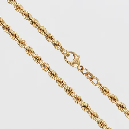 Kedja, Cordell, längd 50cm, bredd 4mm, 18K guld Vikt: 12,2 g
