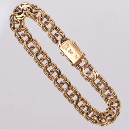 Armband Bismarck, 19,5cm, bredd: 9,2mm, 18K Vikt: 31,1 g