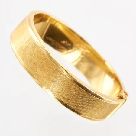 Armband stelt, öppningsbart, Ø55x60mm, bredd: 16mm, gravyr, 18K,  Vikt: 35 g