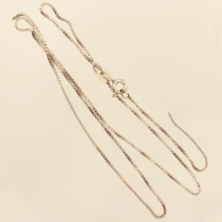 Kedja Venezia, längd 45cm, bredd 0,8mm, defekt, av, 925/1000 silver  Vikt: 1,8 g