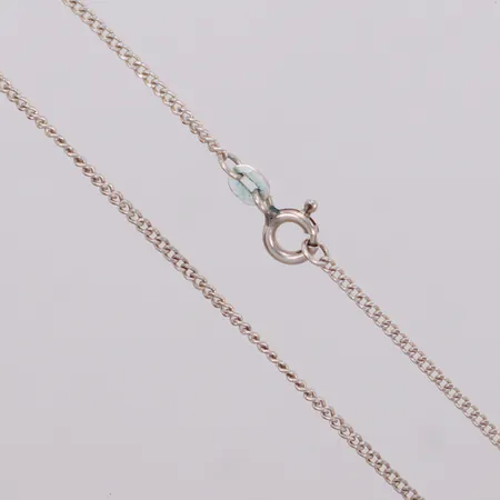 Kedja, pansar, 49,5cm, bredd: 1,5mm, 835/1000 silver Vikt: 3,1 g
