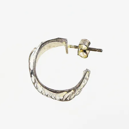 Enstaka örhänge 12x9mm, silver 925/1000. Vikt: 2,8 g
