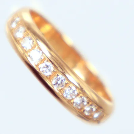 Ring, diamanter 10x0,02ct, Rolands Guldsmedsaffär Roland Boh, år 1969, 18K Vikt: 4,6 g