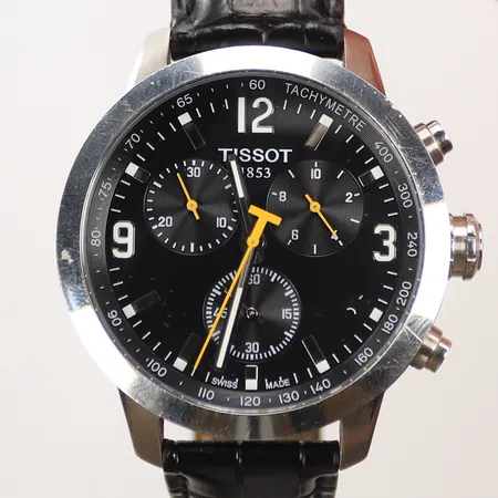 Herrur, Tissot 1853, quartz, #T055417A, läderband, i box, bruksslitage