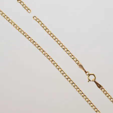 Halskedja Pansar, längd 52cm, bredd 2mm, 14K Vikt: 2,9 g
