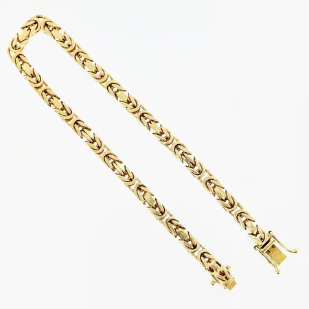 Armband, Kejsar, 18cm, bredd 3,5mm, 18K. Vikt: 16,7 g