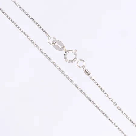 Halskedja, ankare, 50,5cm, bredd 0,7mm, vitguld, 18K Vikt: 2,5 g