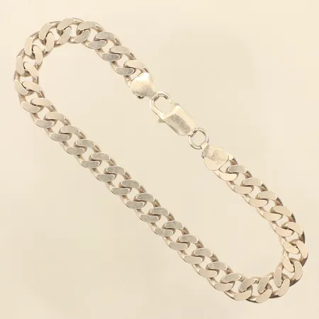Armband, Pansar, längd 21,5cm, bredd ca 7mm, Guldfynd, 925/1000 silver  Vikt: 19,9 g