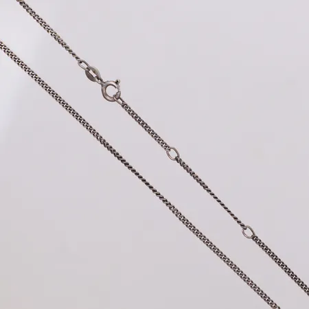 Kedja, Pansar, längd 47cm, bredd 1,8mm, justerbar, 925/1000 silver Vikt: 4 g