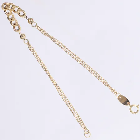 Armband, 17cm, bredd 2-4mm, 18K Vikt: 1,5 g