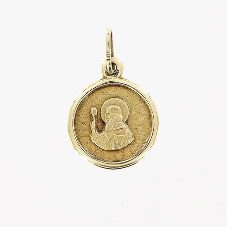 Hänge, 27x17mm, 14K.  Vikt: 1,6 g