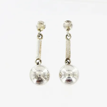 Ett par örhängen 25x8mm, VJ, silver 830/1000. Vikt: 2,8 g