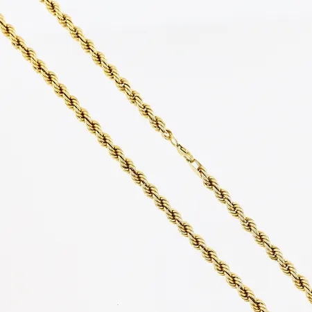 Kedja, Cordell, 52cm, bredd 4mm, ihålig, 18K.  Vikt: 12 g