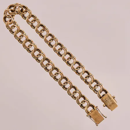Armband Bismarck, 19,3cm, bredd:7mm, 18K 19,9g.