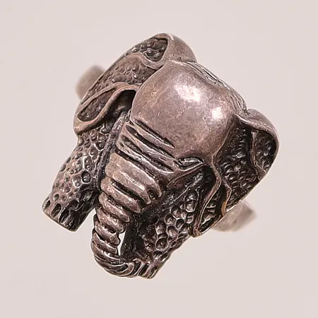 Ring "Elefant", Ø15¼, skev skena, 925/1000 Silver 4,6g.