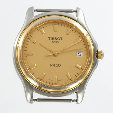 Armbandsur Tissot 1853 PR50, Ø ca 34 mm, Ref nr: J176/276K, stål, quartz, saknar rem, inga tillbehör, batteribyte krävs, 