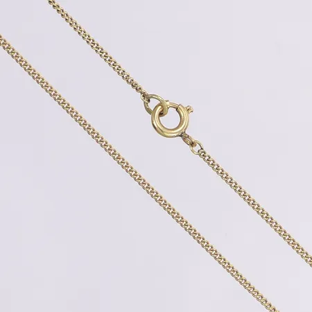 Halskedja pansar, 61cm, bredd 1mm, 18K Vikt: 4 g