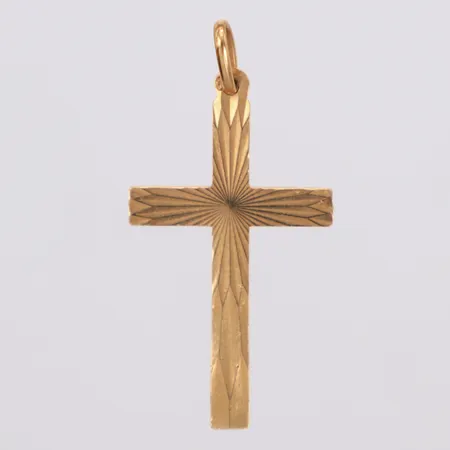Hänge, kors, längd 38mm, 18K Vikt: 2,1 g