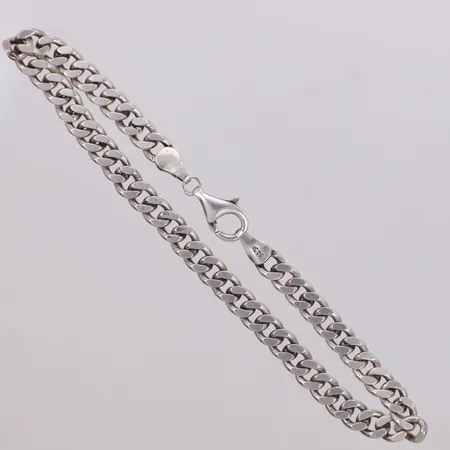 Armband, pansar, 22cm, bredd: 5,6mm, buckligt vid lås, 925/1000 silver Vikt: 12,8 g