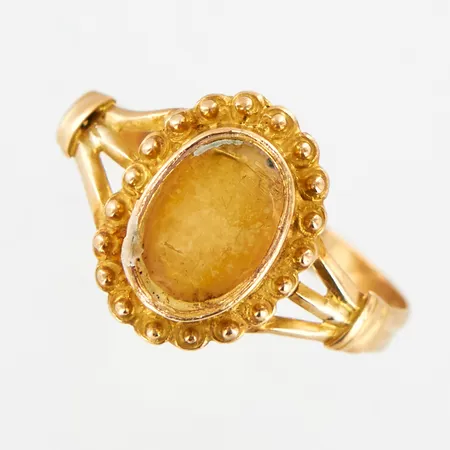 Ring, defekt, 18K Vikt: 1,4 g