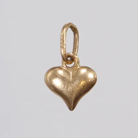 Hänge hjärta, 8x6mm inklusive hängöglan, 18K Vikt: 0,2 g
