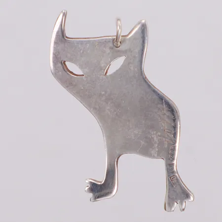 Hänge Agata, design av Lisa Tofft, ca 20x45mm, repigt, Silver 925/1000  Vikt: 7,4 g