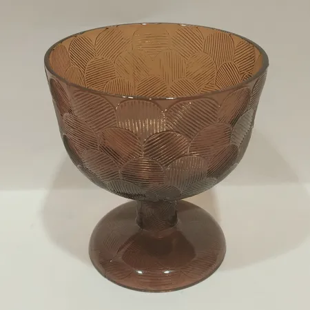 Skål på fot, höjd 20cm, Ø17cm, troligen, Miranda, design Heikki Orvola, Iittala.