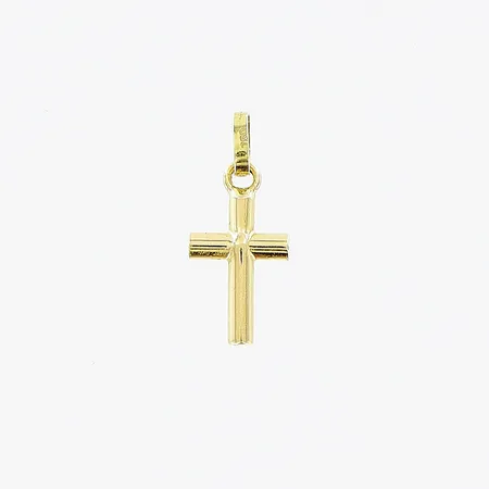 Hänge 15x7mm, kors, 18K Vikt: 0,3 g
