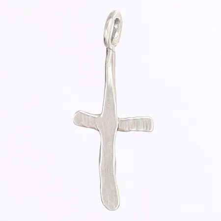 Hänge kors, 26x18mm, ostämplat silver Vikt: 2,5 g