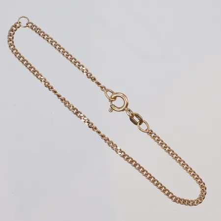 Armband pansar, 13-17cm, bredd 2mm, GFAB,18K  Vikt: 2,5 g
